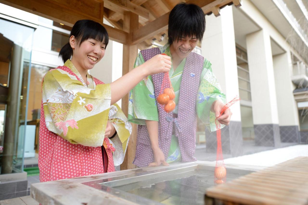 Iizaka Onsen Surikamitei Ohtori Hotel Fukushima  Bagian luar foto